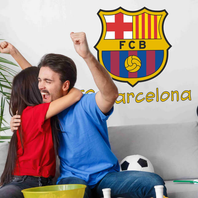 Muursticker FC Barcelona